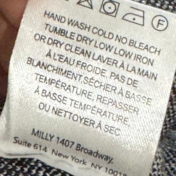 Milly Women's Jacquard Halter Dress Stretch Black/Ecru Size Medium NWT - Picture 12 of 12